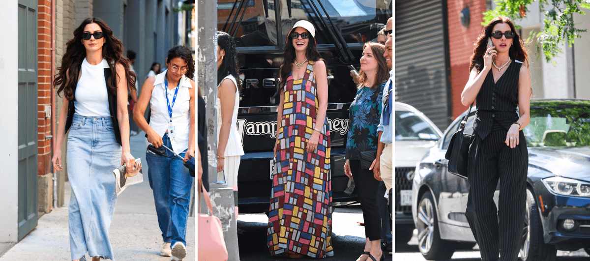 Anne Hathaway's First Set Looks From The Devil Wears Prada 2 Are Out—Here's Where to Shop Them
