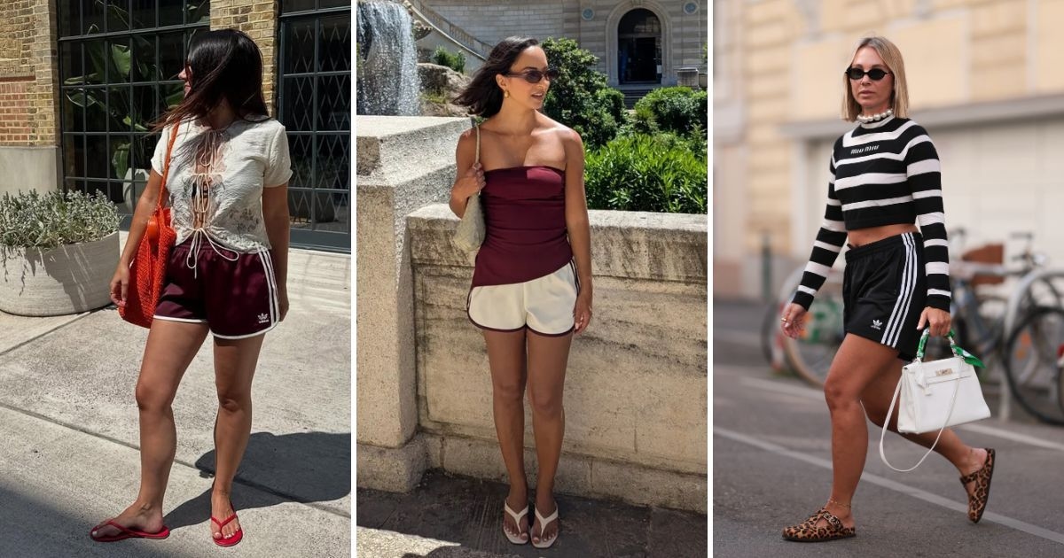 Everyone's Wearing Adidas Shorts Again—But This Time, They're More Sporty-Chic than School Sports-Day Vibes