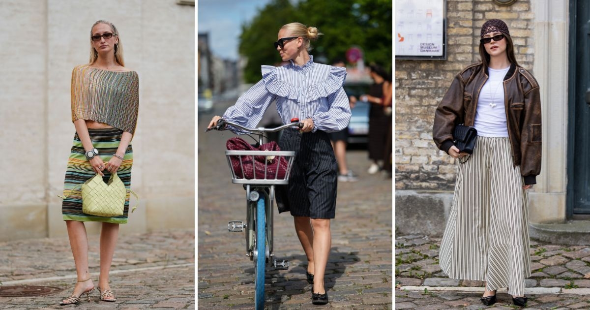 Streifen dominierten die Kopenhagener Fashion Week – So stylen Sie sie im skandinavischen Stil