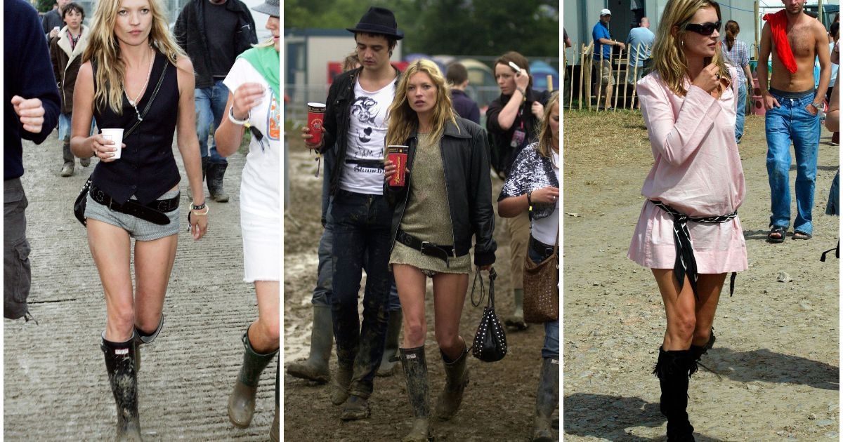 Kate Moss’ Best-Ever Glastonbury Outfits—And Where to Shop Them