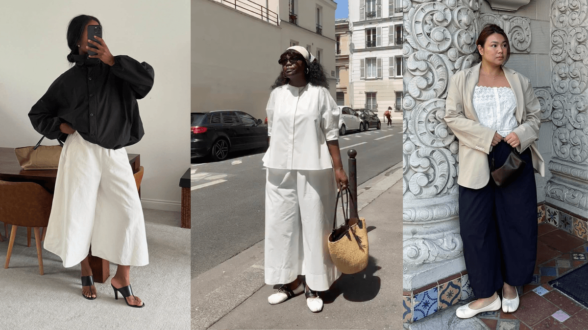 Los culottes son notoriamente difíciles de combinar, pero estos 5 zapatos los hacen lucir increíblemente elegantes