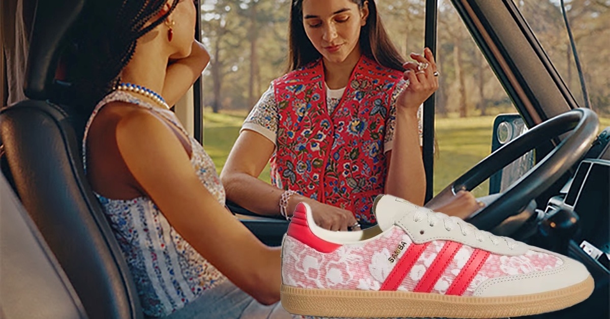 La colaboración entre Adidas y Liberty London acaba de lanzarse y las zapatillas Samba se agotarán