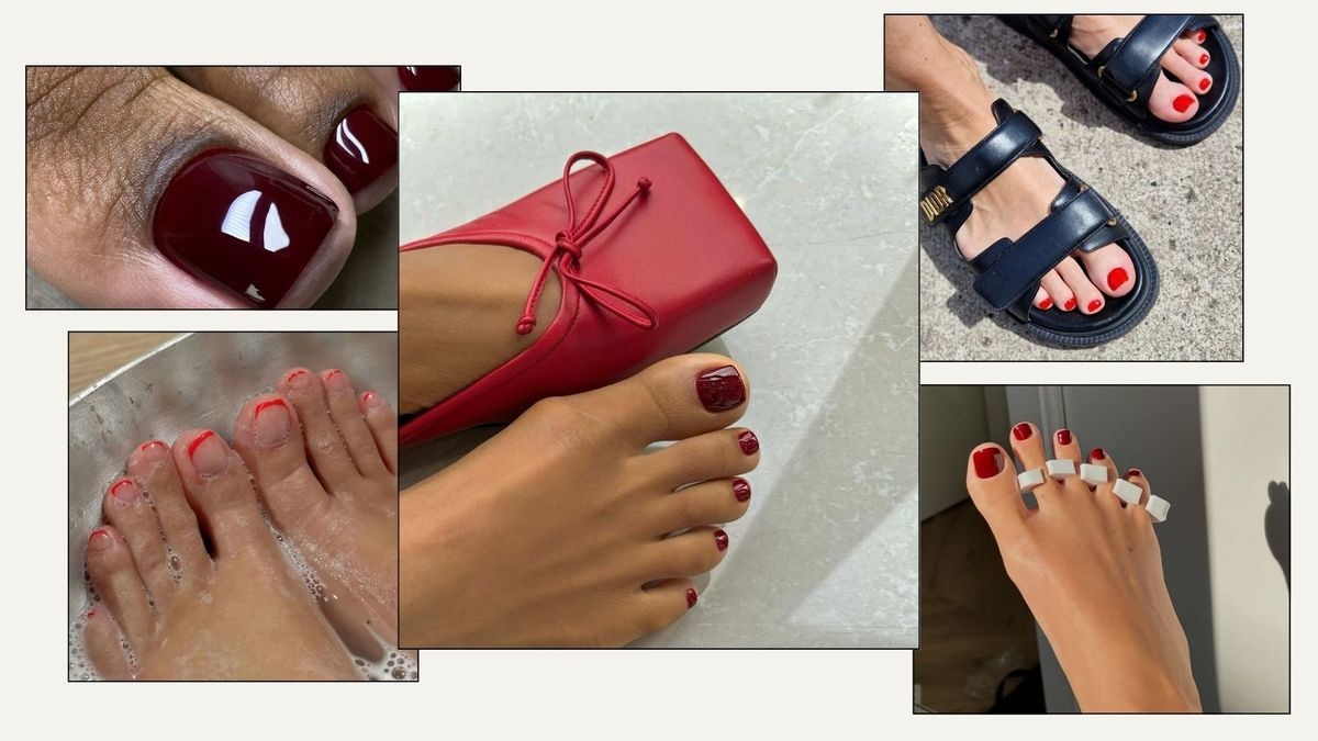 As tendências de pedicure vêm e vão, mas esta cor clássica sempre reinará suprema