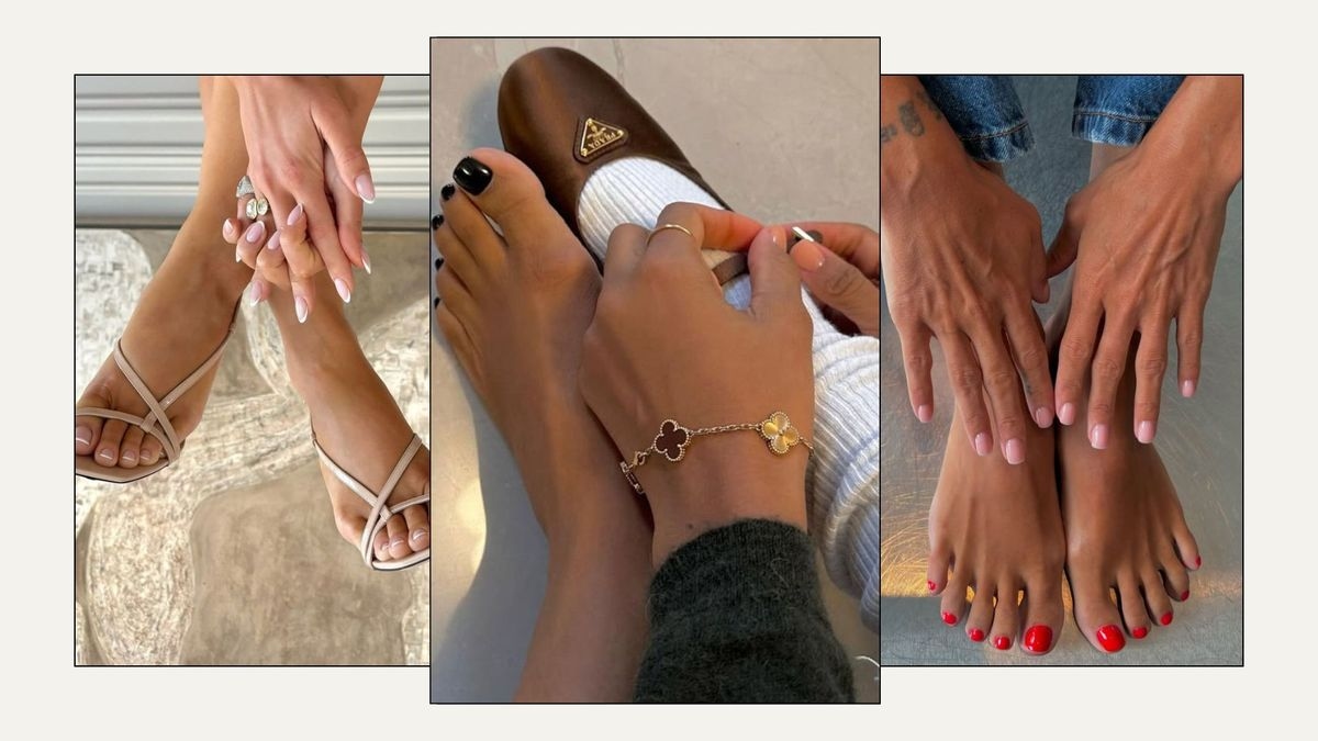 Nem todas as cores de manicure e pedicure combinam, mas essas 5 combinações chiques combinam