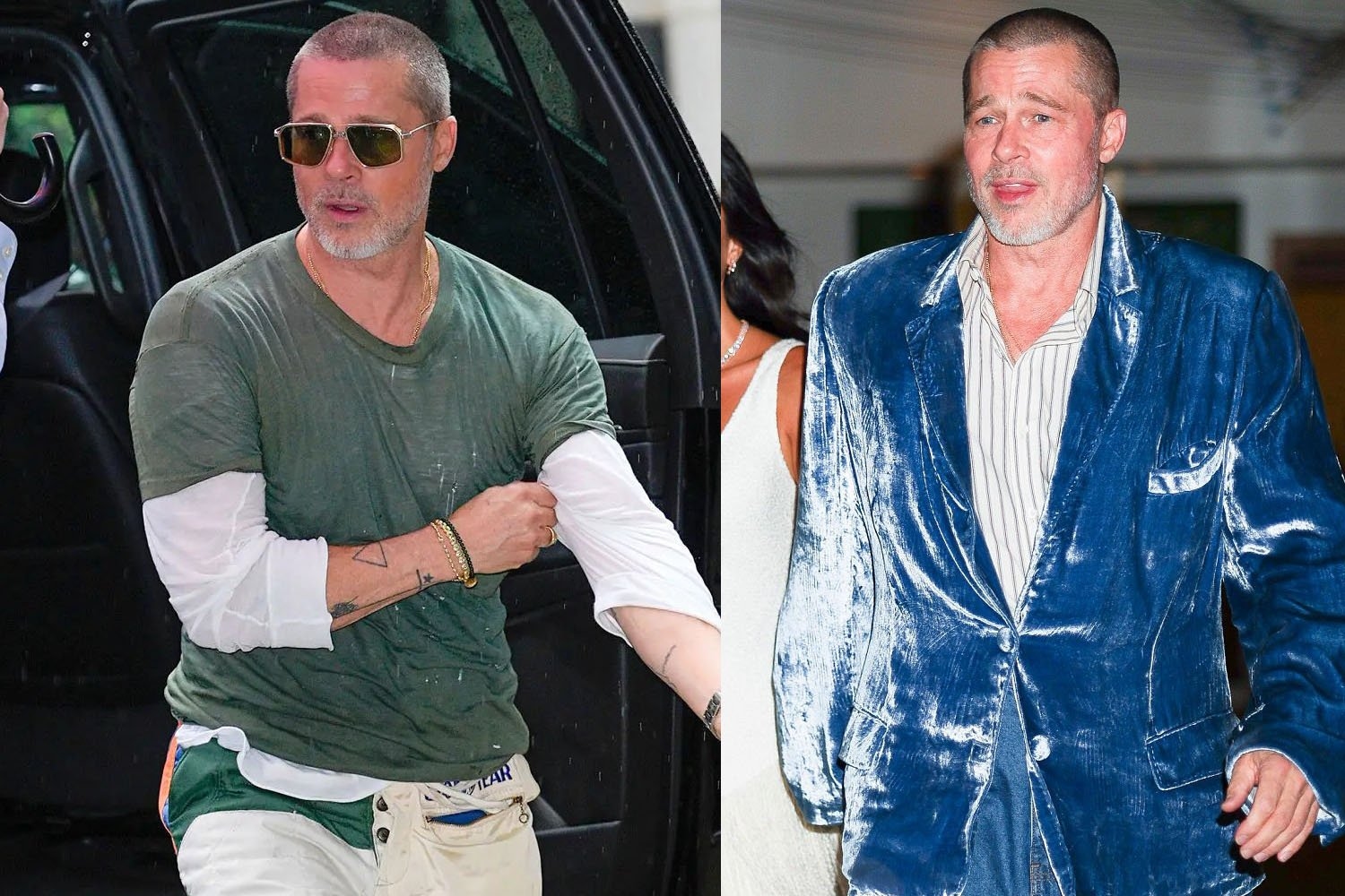 WTF Is Going On With Brad Pitt’s Fashion Right Now? Is This His Adam Sandler Era?