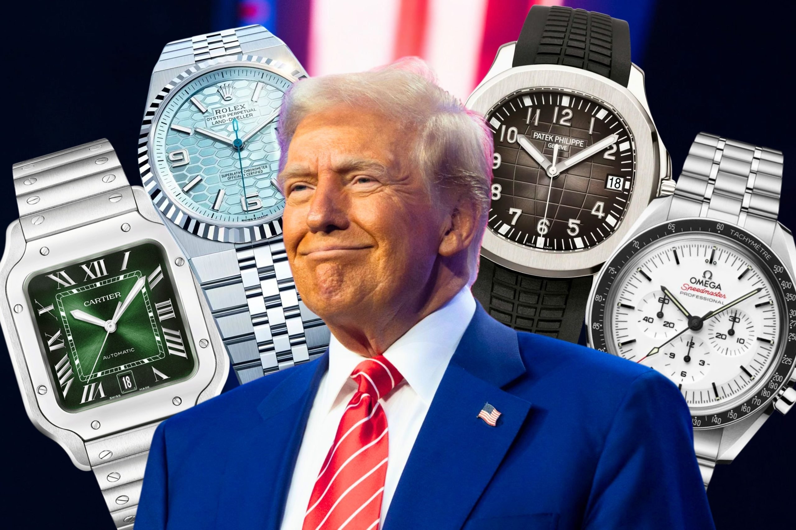 Пошлины США на Rolex, Cartier и Patek Philippe в конечном итоге затронут и вашу страну... Вот как