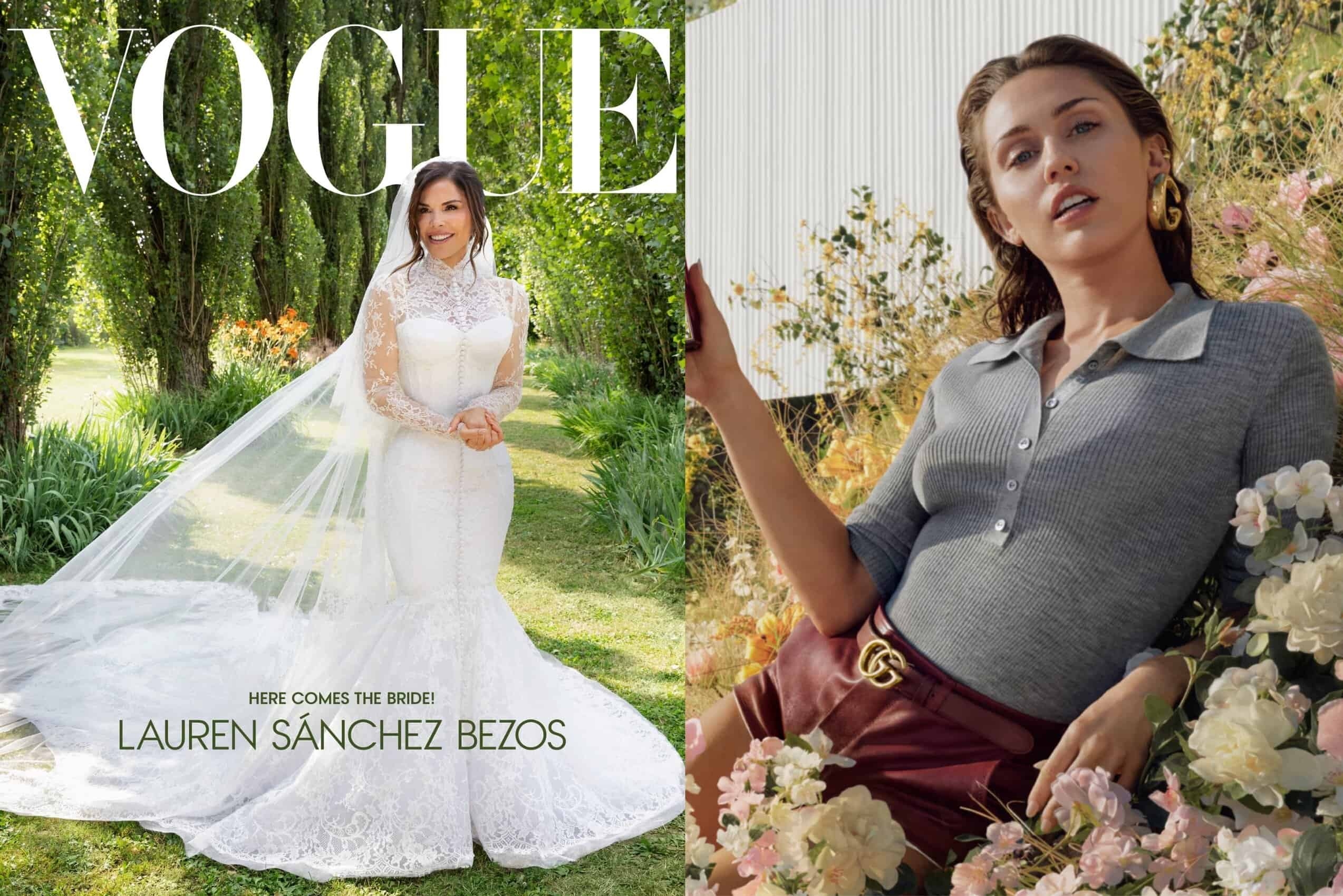 Quais nomes da moda foram para o casamento de Jeff Bezos e Lauren Sánchez?, o assustador Carter Maufunction de Beyoncé, e mais! Miley Blooms para a Gucci!