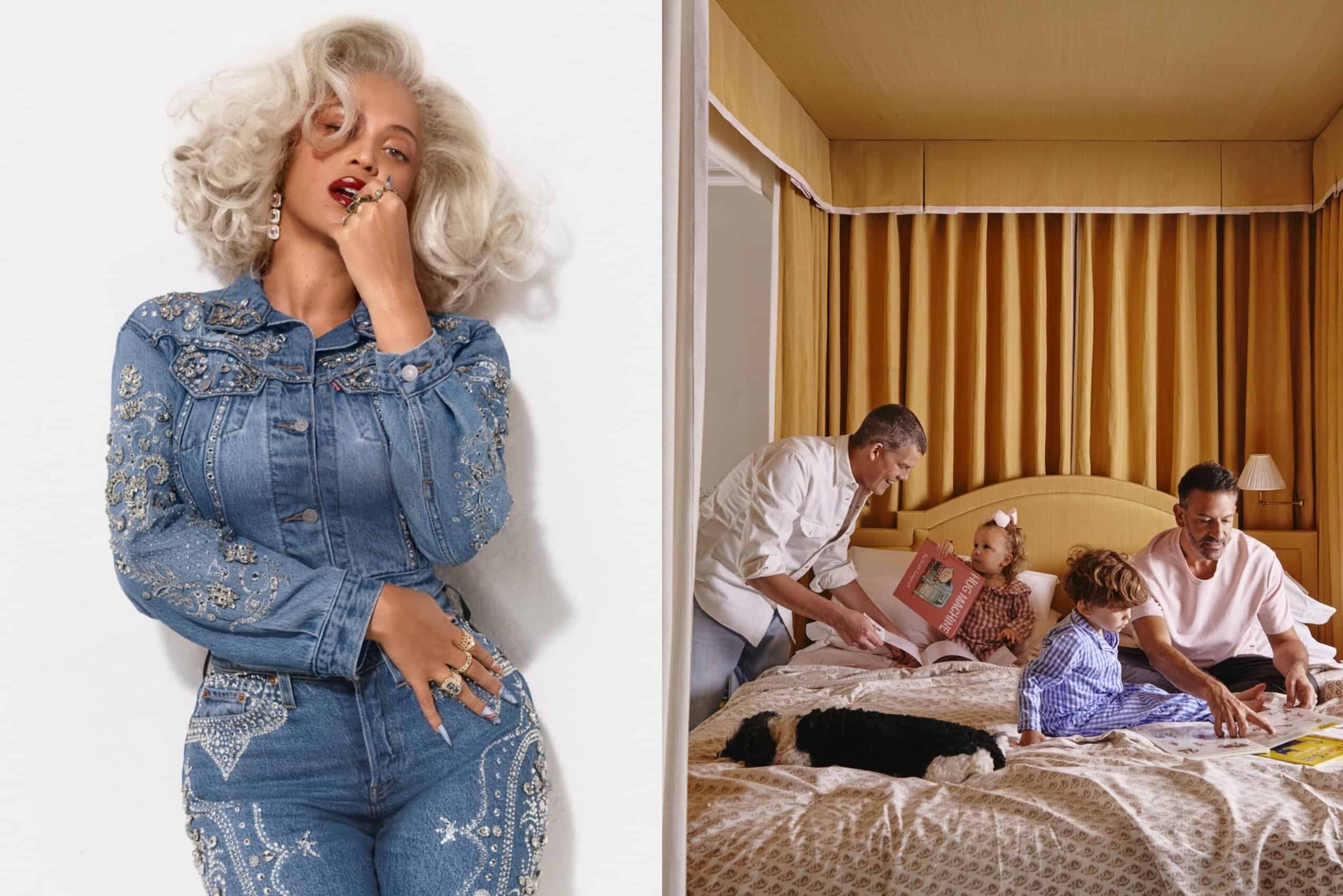 Beyoncé's laatste Levi's-lancering, Guess stapt de zomer in, en nog veel meer! Giorgio Armani's juridische drama!