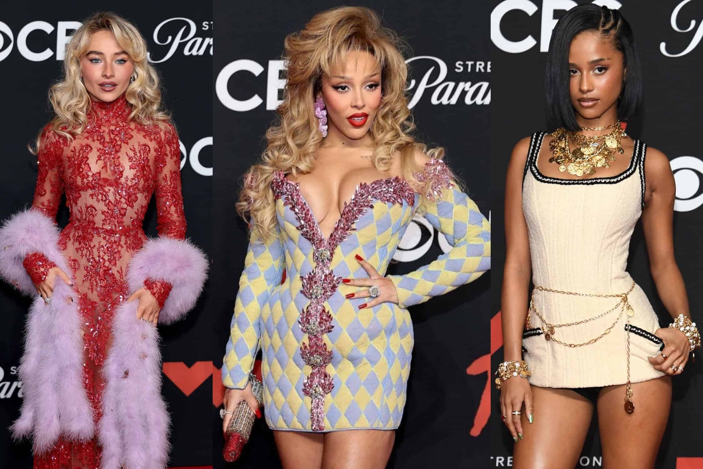 Los looks más atrevidos de la alfombra roja de los MTV VMAs 2025