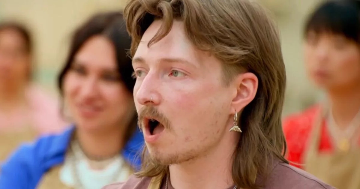 Great British Bake Off contestant gasps as 'show first' bake broken by Paul Hollywood