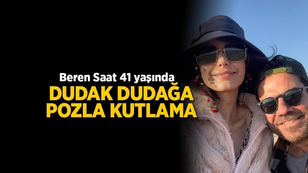 Kenan Doğulu ha festeggiato il compleanno di Beren Saat con una posa labbra a labbra