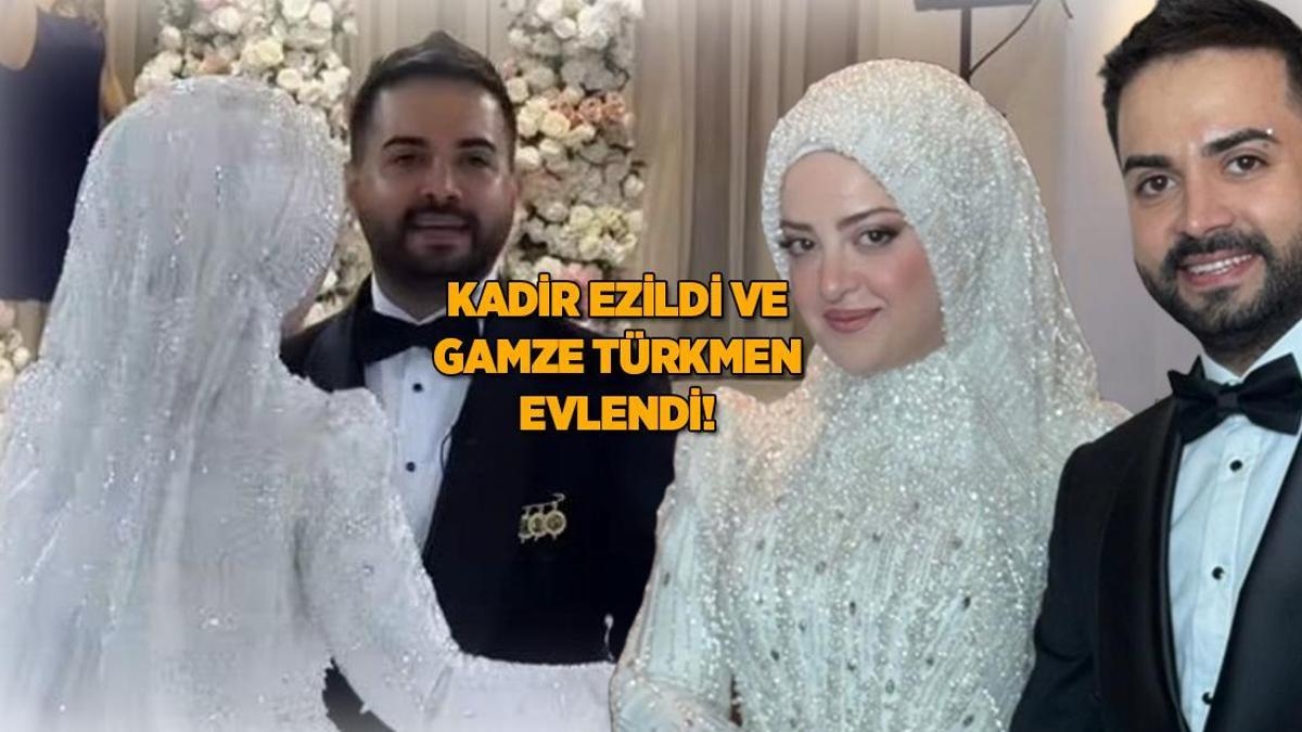 Magazine news: Kadir Ezildi and Gamze Türkmen got married! First photos from the wedding