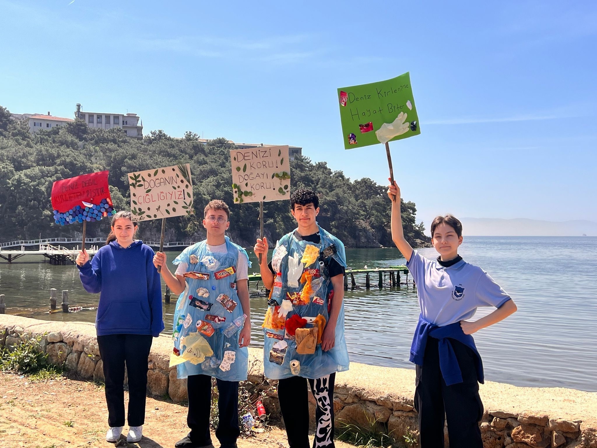 Appel des étudiants d'Heybeliada à la protection de l'environnement