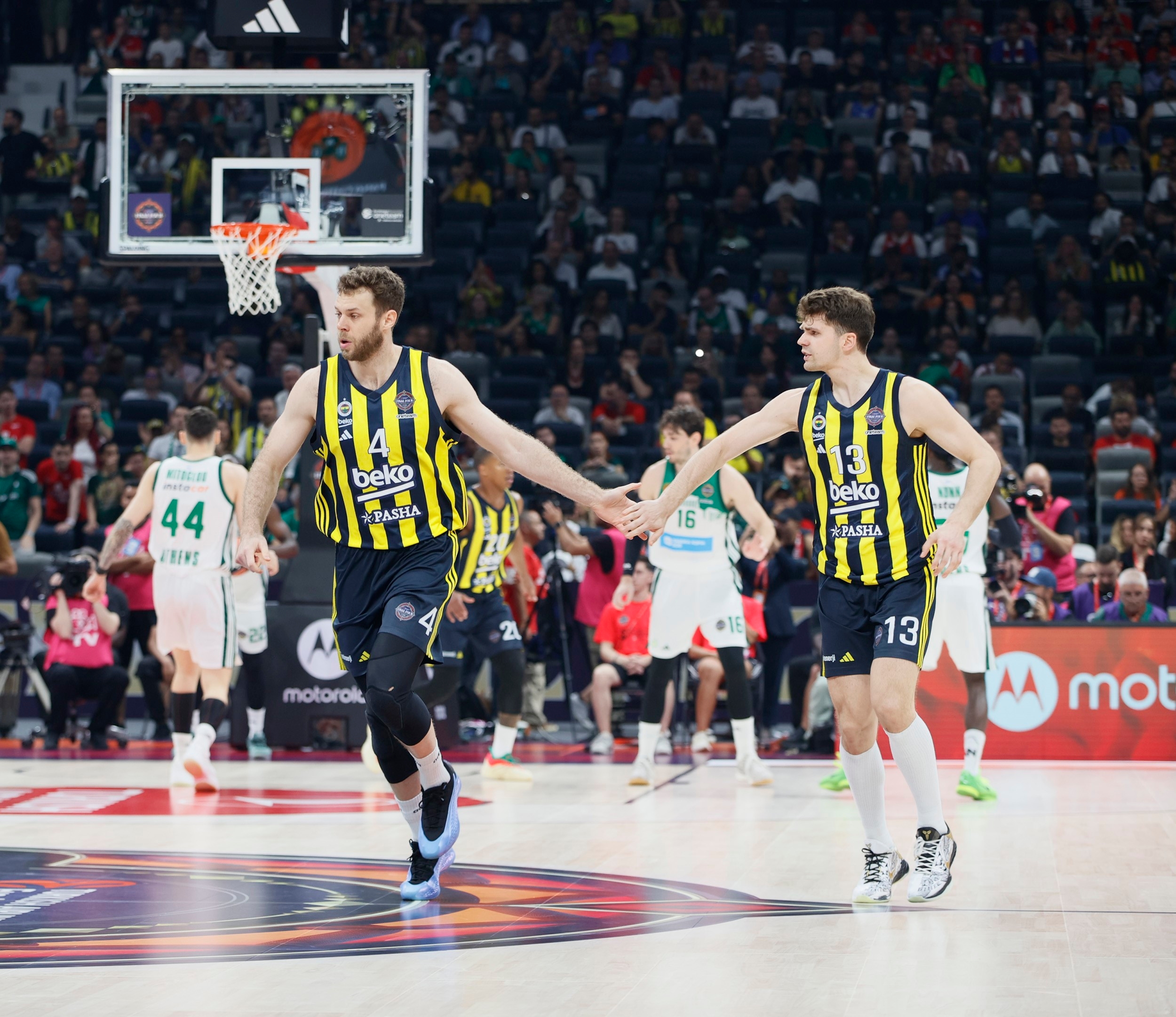Il Fenerbahçe in campo per la coppa di Eurolega THY