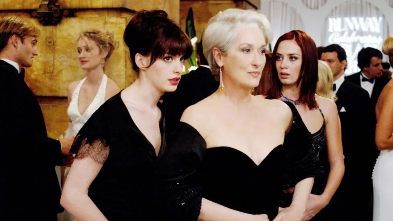 The first photos from the set of "The Devil Wears Prada 2" have arrived.