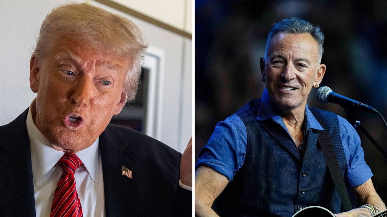La referencia de Trump a la "pelota de golf" de Springsteen genera reacciones negativas