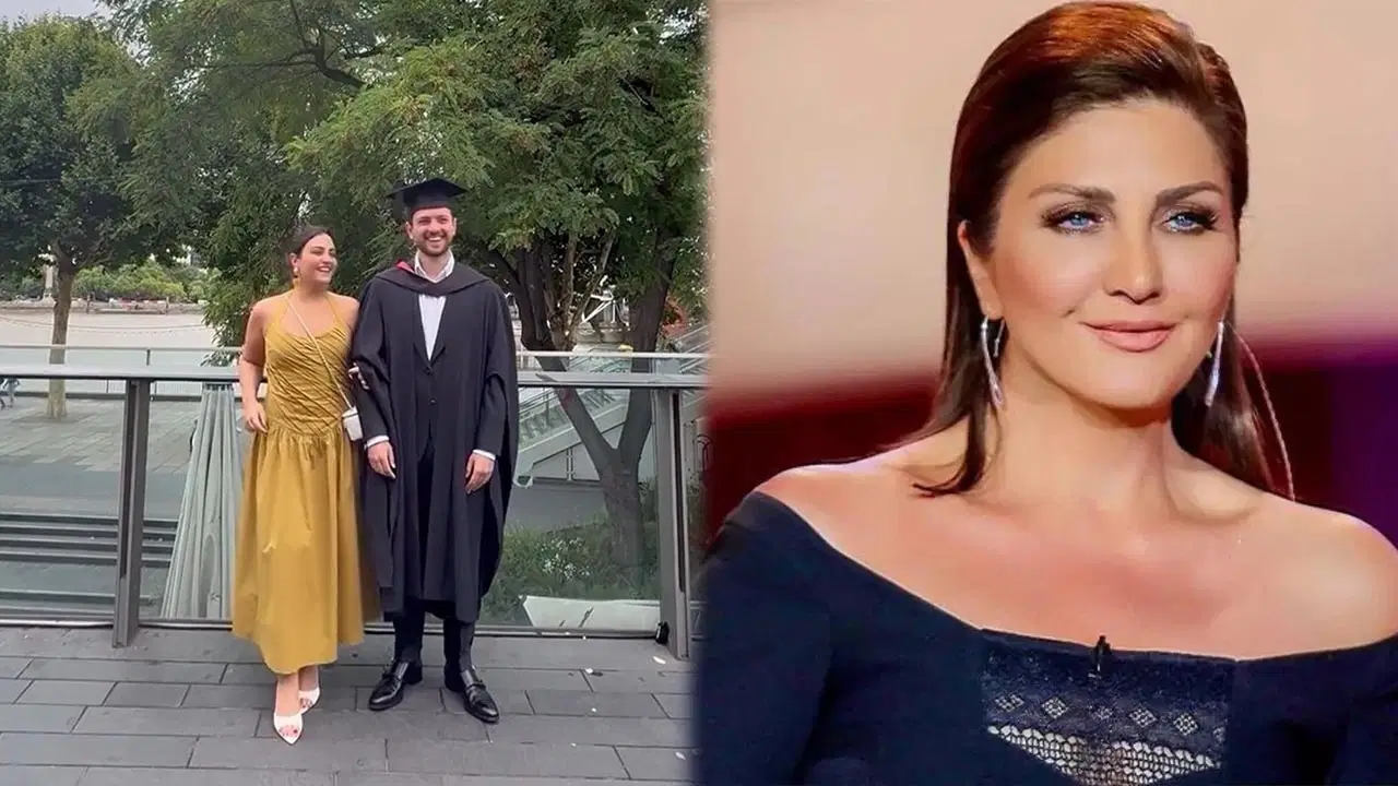 Sibel Can's pride: Her son Emir graduated