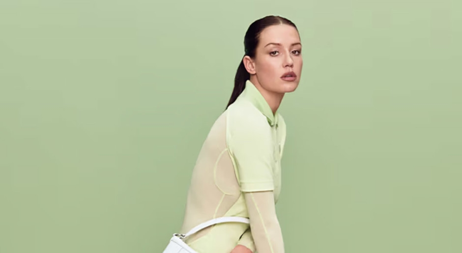 Lacoste presents fashion icons. A bag like a tennis skirt is a hit of the collection