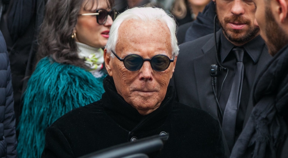 Giorgio Armani nie pojawił się na Fashion Weeku w Mediolanie. To pierwszy raz od 50 lat