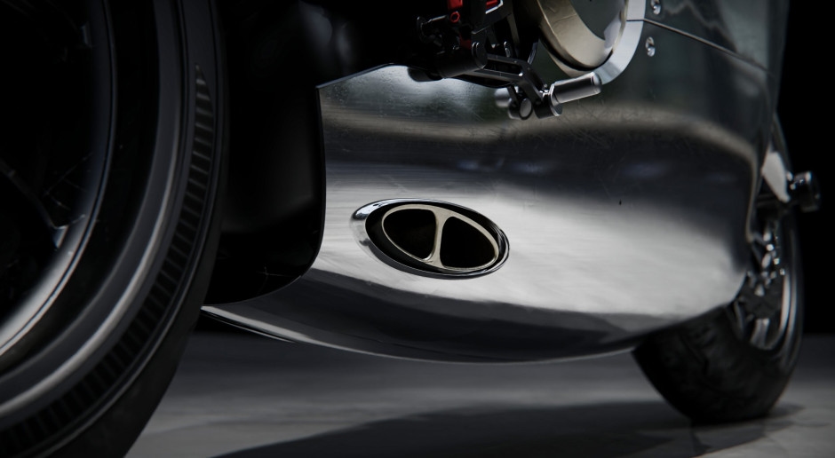 ¿Es un monstruo de espejos del espacio exterior? No, es una Ducati 821 muy tuneada.