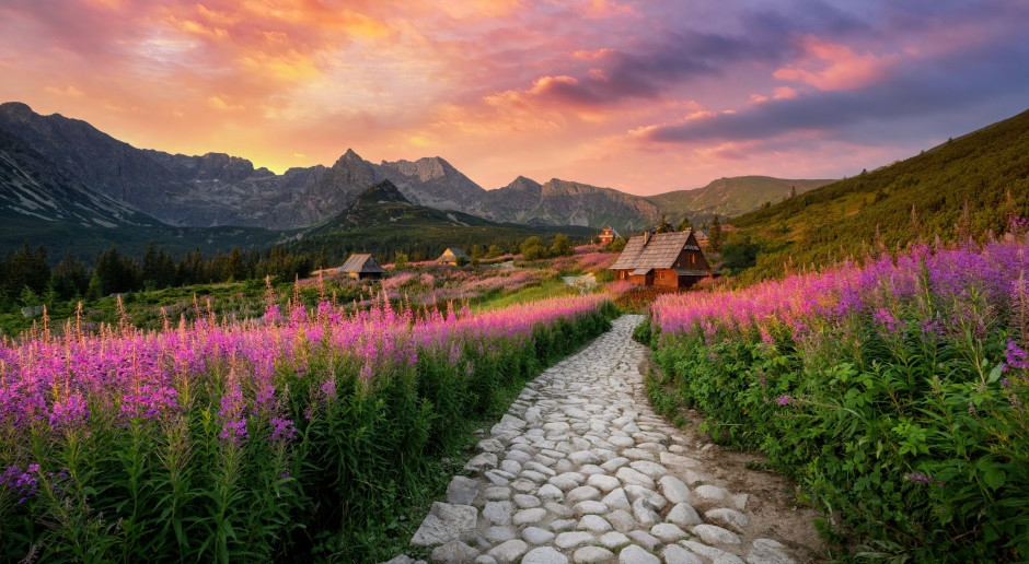 Hala Gąsienicowa se tiñe de rosa. Multitudes acuden a los montes Tatra para disfrutar de este momento.