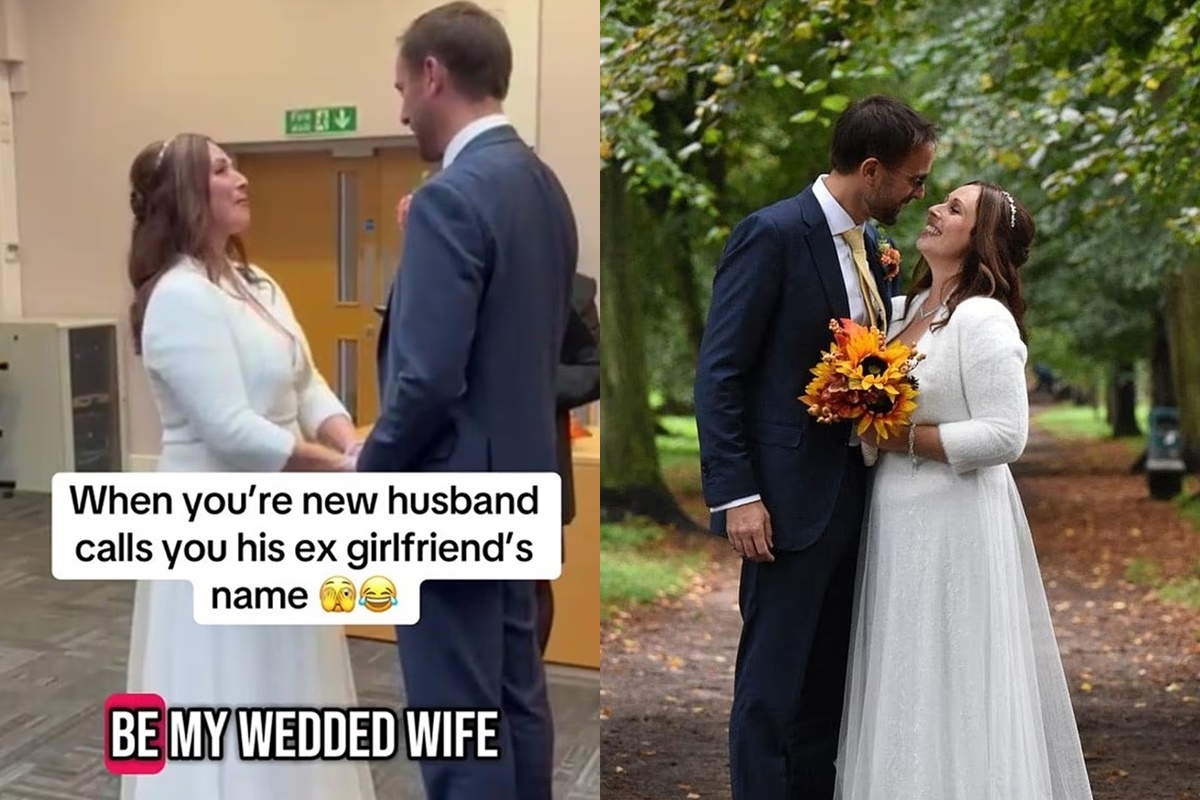 Groom says his ex's name at the altar and the video is shocking: "Ross and Rachel moment"