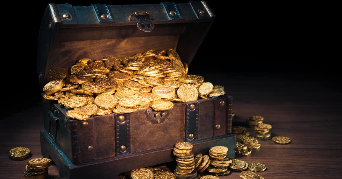 Geld. Was tun, wenn man zu Hause einen Schatz findet?