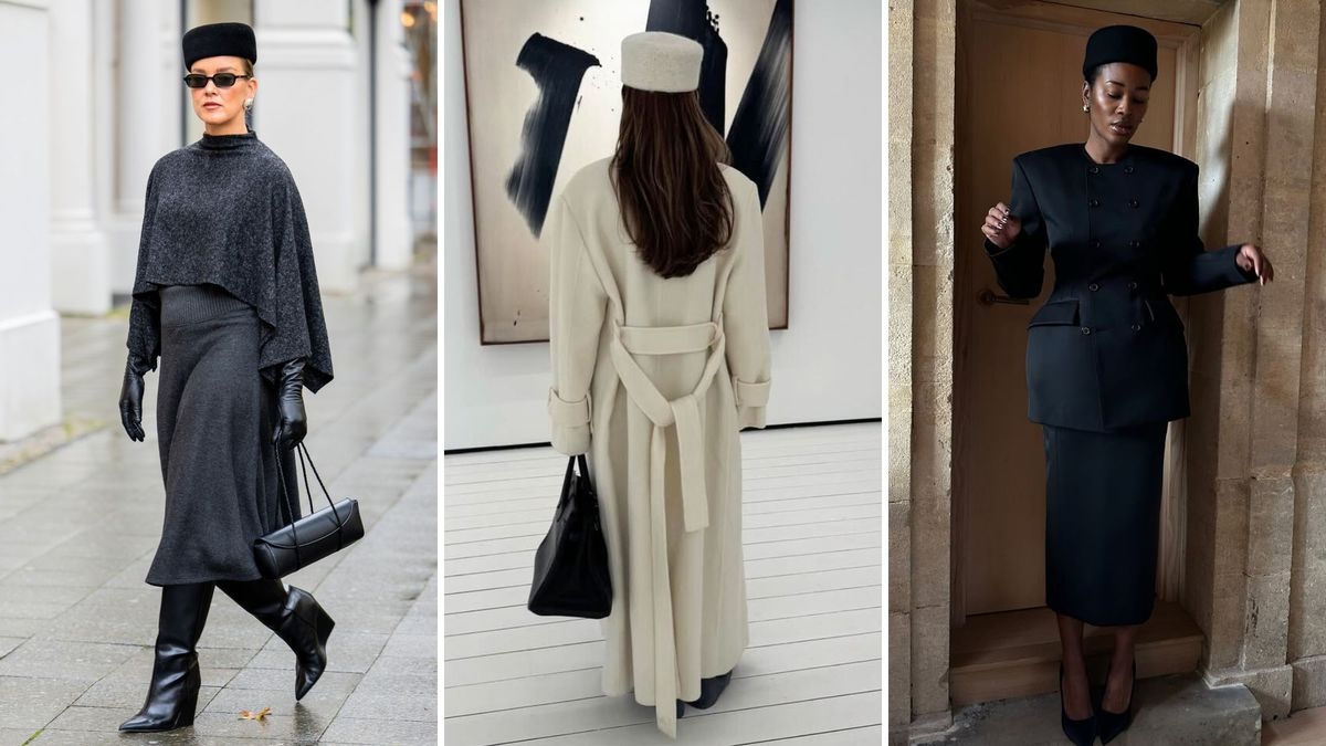 Los sombreros tipo pillbox son el accesorio inesperado que estamos usando para elevar cualquier look otoñal.