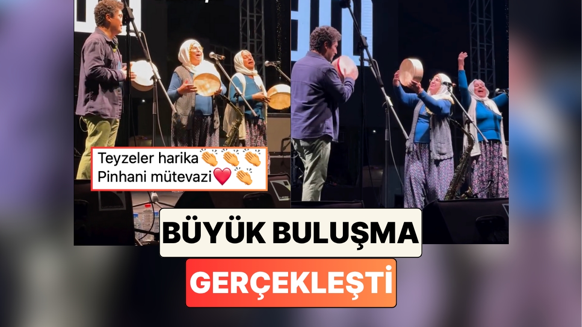 Die Delbekçi-Tanten, berühmt für ihr Lied „Far From the World“, besuchten die Pinhani-Bühne in Fethiye.