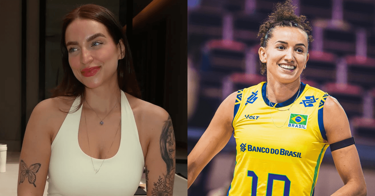 Bruna Unzueta bestätigt Beziehung mit Gabriela Guimarães, Star der brasilianischen Volleyball-Nationalmannschaft der Frauen.